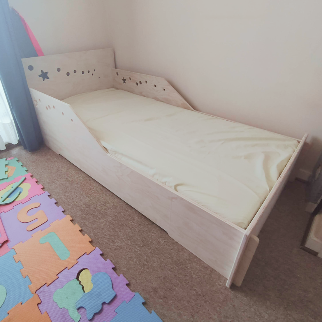 Cama Montessori Baranda Integrada